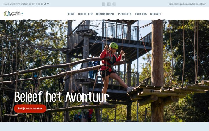 Screenshot of beleefhetavontuur.nl