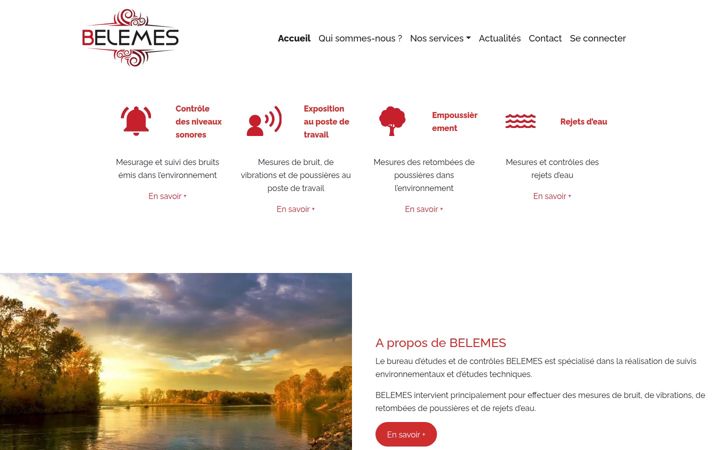 Screenshot of belemes.fr