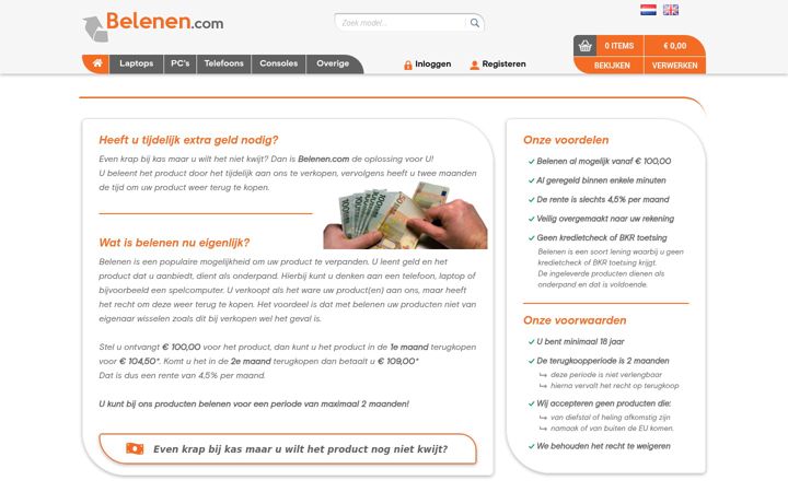 Screenshot of belenen.com