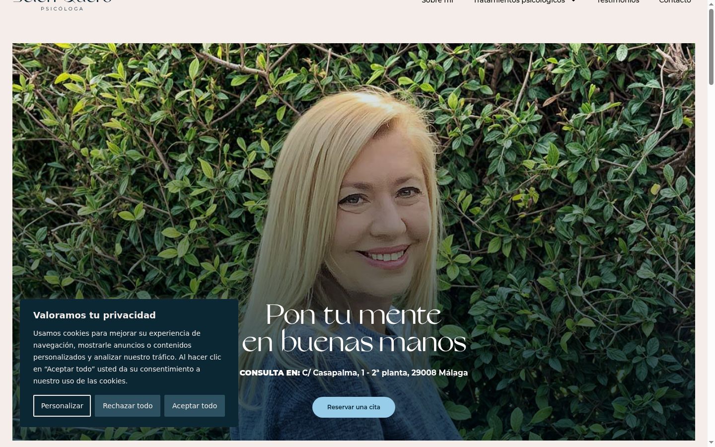 Screenshot tal-banner tal-kunsens muri qabel kwalunkwe interazzjoni