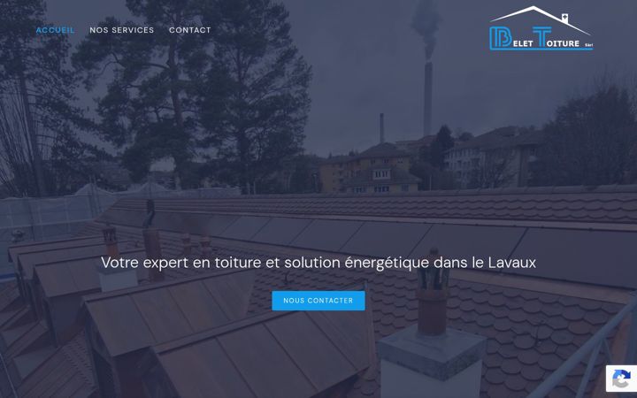Screenshot of belet-toiture.ch