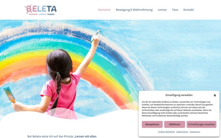 Screenshot of beleta.at