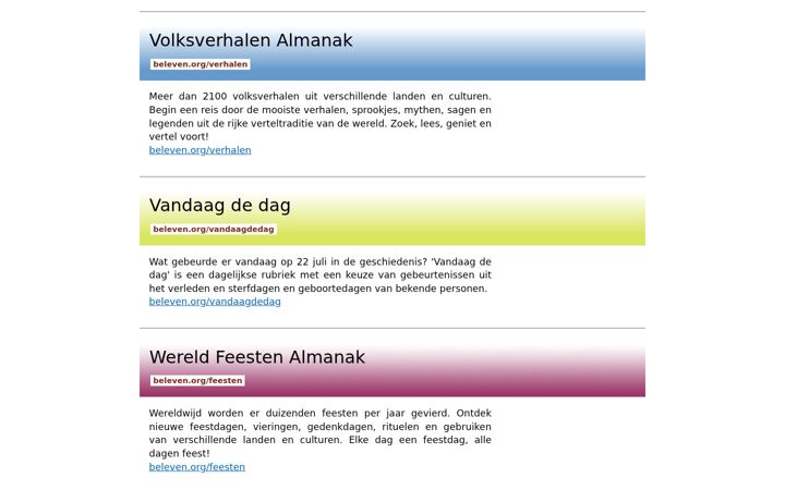 Screenshot of beleven.org