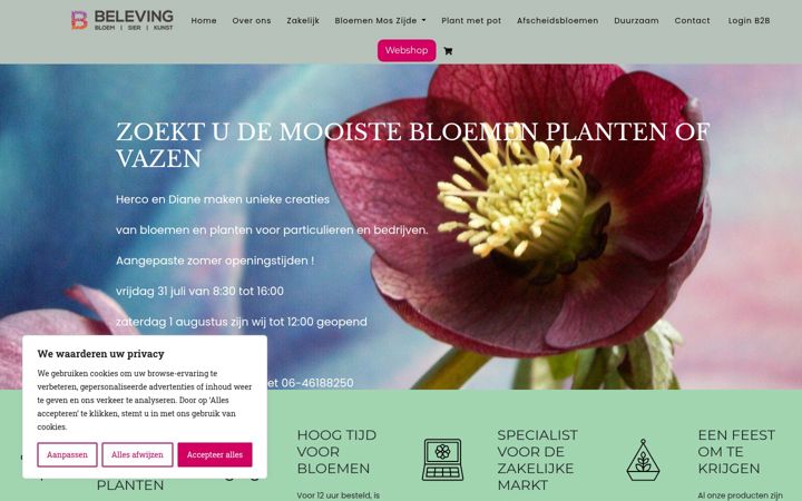 Screenshot of belevingsoest.nl