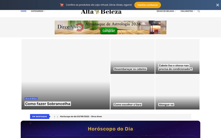 Screenshot of belezaemalta.com.br