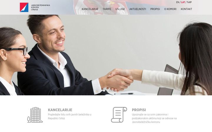 Screenshot of beleznik.org