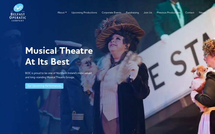 Screenshot of belfastoperatic.org
