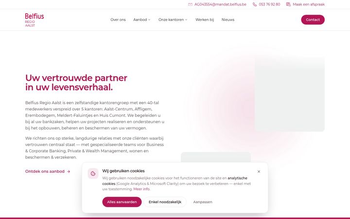 Zrzut ekranu belfius-aalst.be