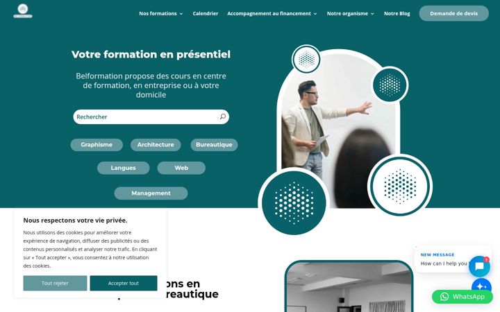 Screenshot του belformation.fr