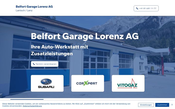 Screenshot of belfort-garage.ch