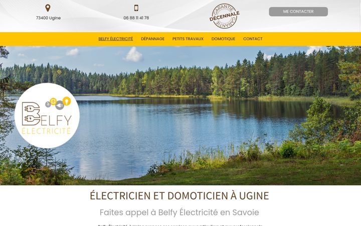 Screenshot of belfy-electricite.fr
