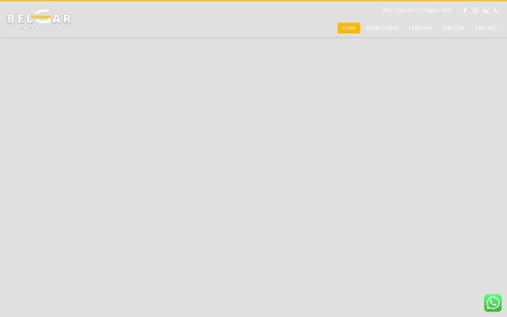Screenshot of belgarengenharia.com.br