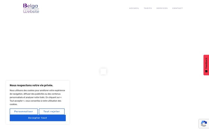 Zrzut ekranu belgawebsite.be
