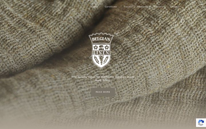 Screenshot of belgianlinen.com