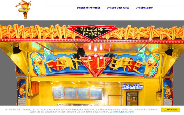 Screenshot of belgische-pommes.de