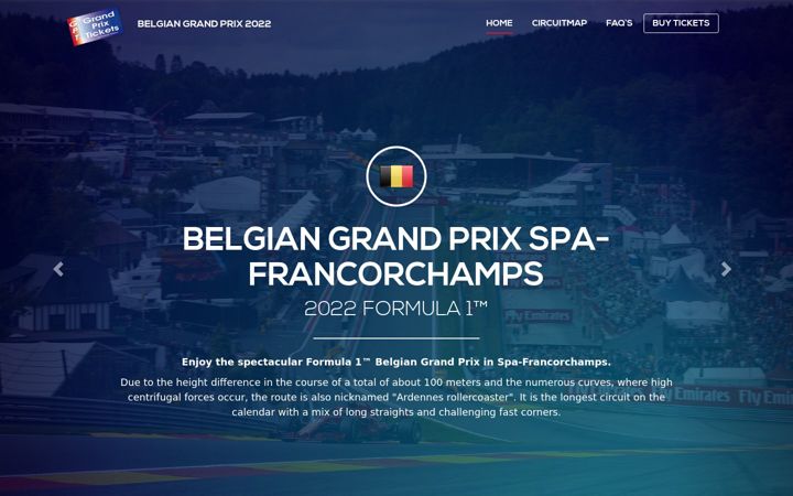 Screenshot of belgium-grandprix.com