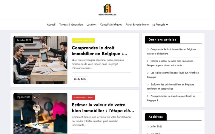 Screenshot van belgiumimmo.be