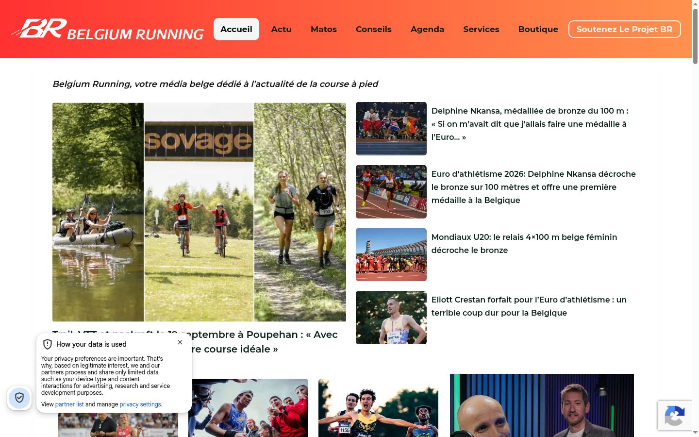 Screenshot tal-banner tal-kunsens muri qabel kwalunkwe interazzjoni