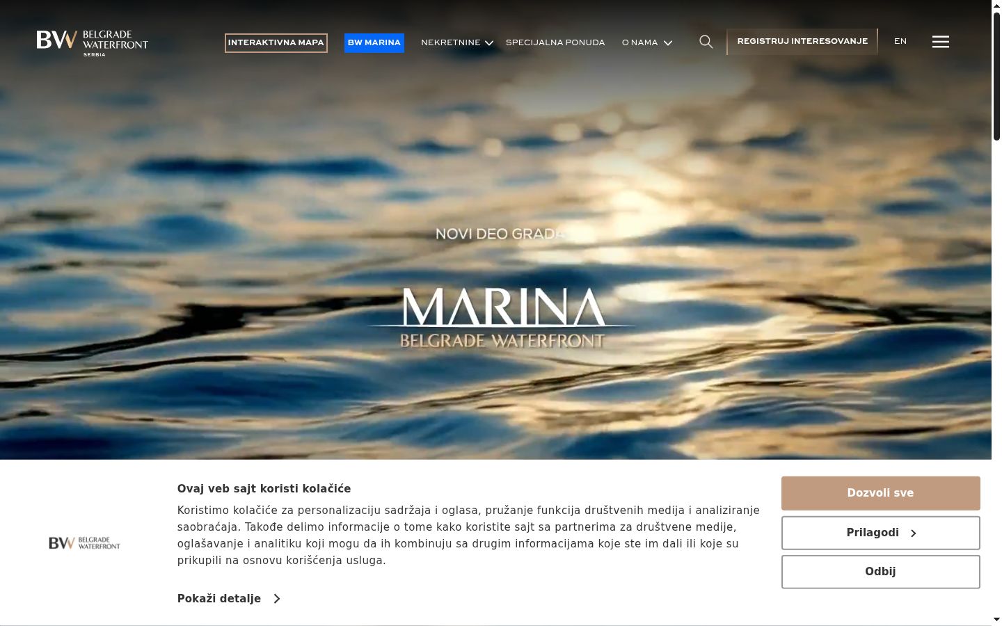 Screenshot tal-banner tal-kunsens muri qabel kwalunkwe interazzjoni