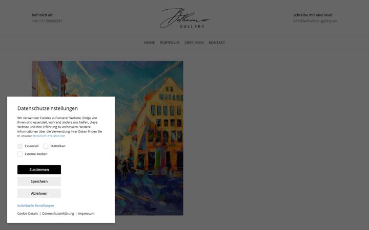 Screenshot of belhaimer-gallery.de