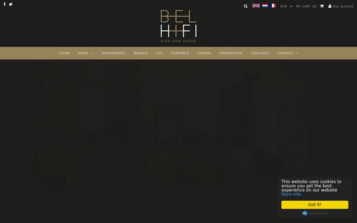 Screenshot of belhifi.com
