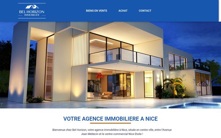 Screenshot of belhorizon-immobilier.com