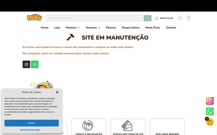 Screenshot of belibee.com.br