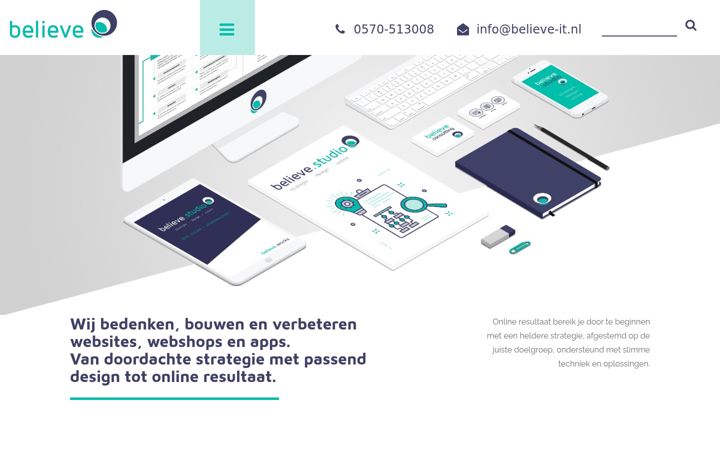 Screenshot of believe-it.nl