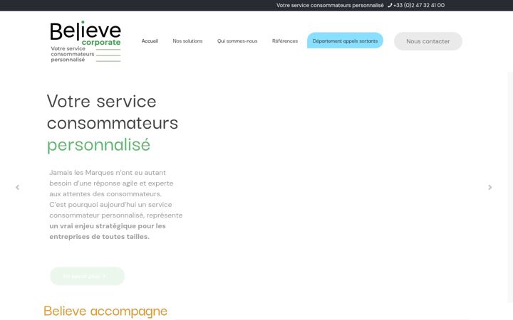 Screenshot of believecorporate.com