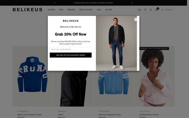 Screenshot of belikeus.ca