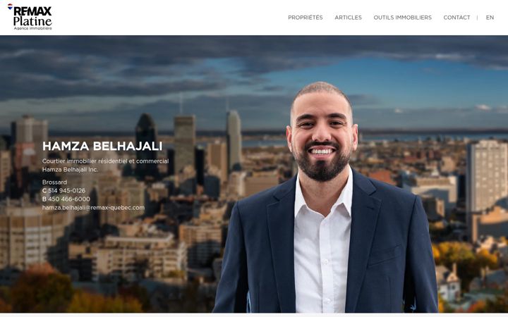 Screenshot of belimmobilier.com