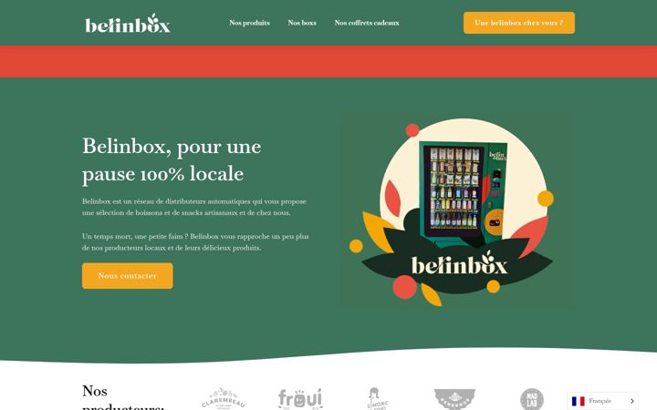 Screenshot of belinbox.com