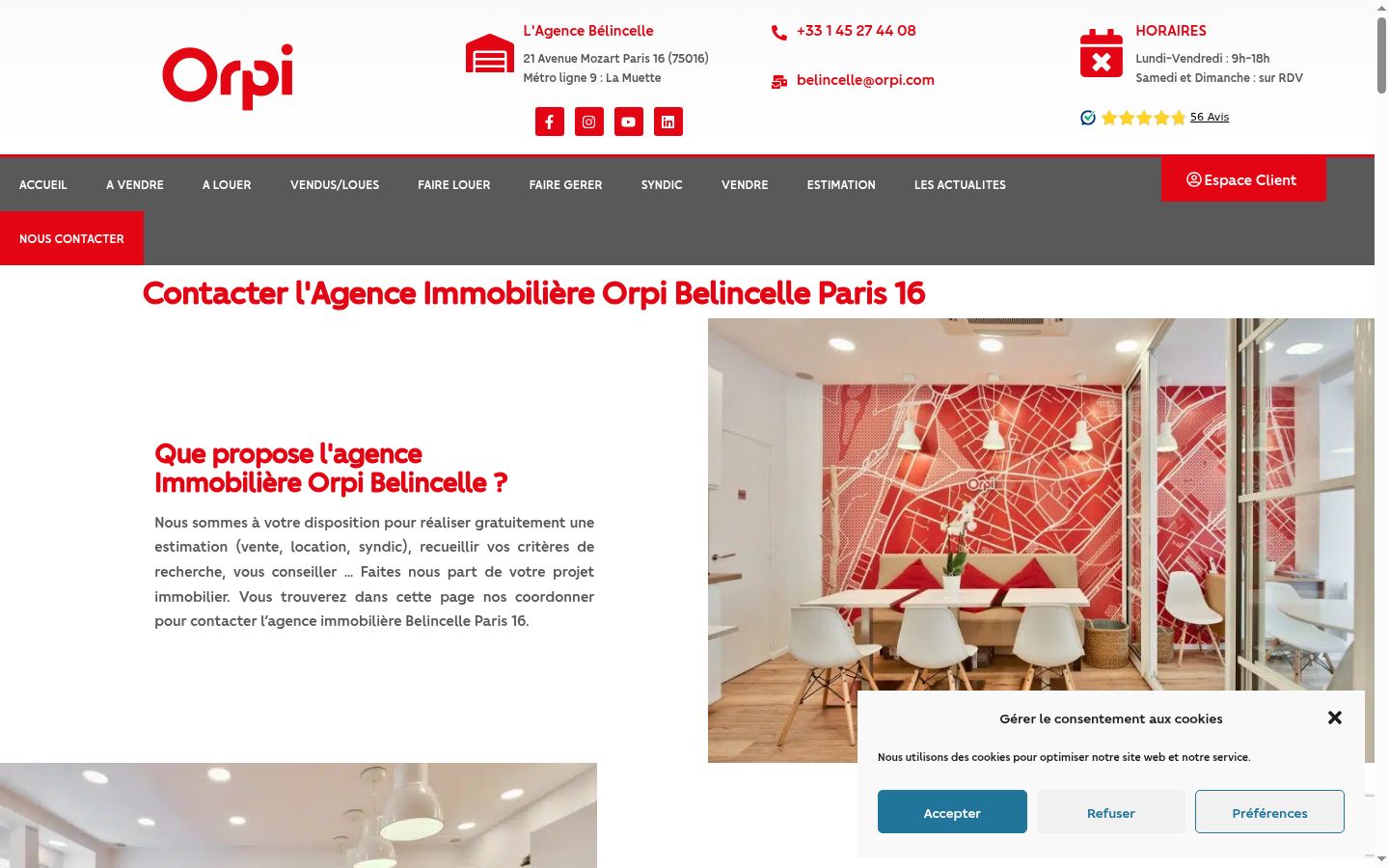 Screenshot tal-banner tal-kunsens muri qabel kwalunkwe interazzjoni