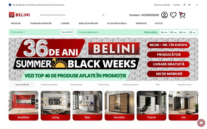 Screenshot of belinimobila.ro