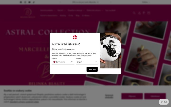 Screenshot of belinkabeauty.cz