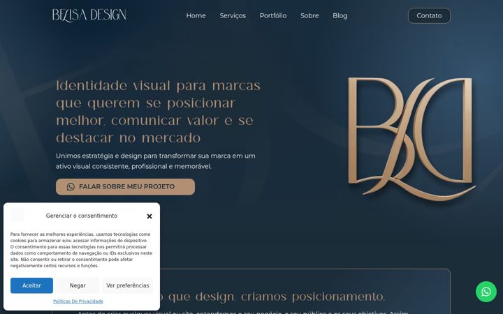 Screenshot of belisadesign.com