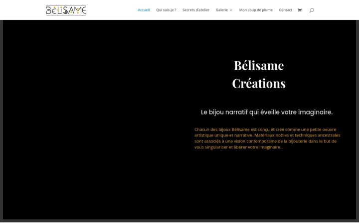 Screenshot ta' belisamecreations.fr