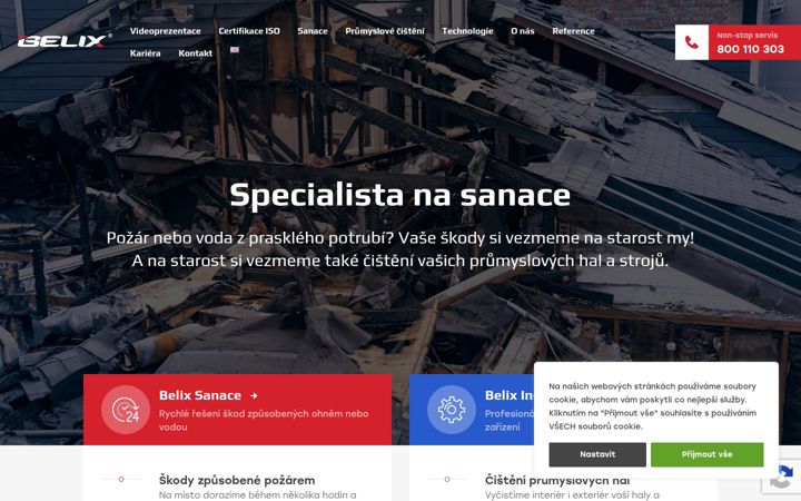 Screenshot ta' belix.cz