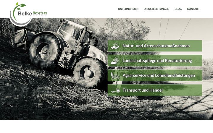 Screenshot of belke-naturteam.de