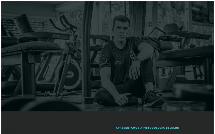 Screenshot of belklintreinador.com.br