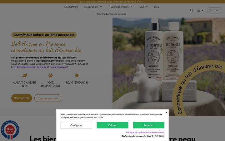 Screenshot of bell-anesse-en-provence.fr