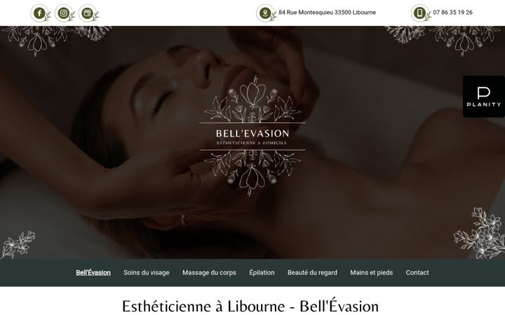 Screenshot ta' bell-evasion.fr