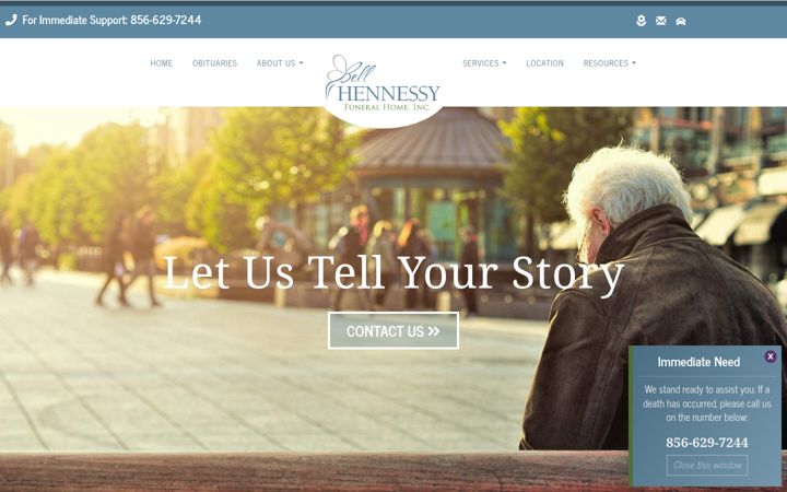 Screenshot of bell-hennessy.com