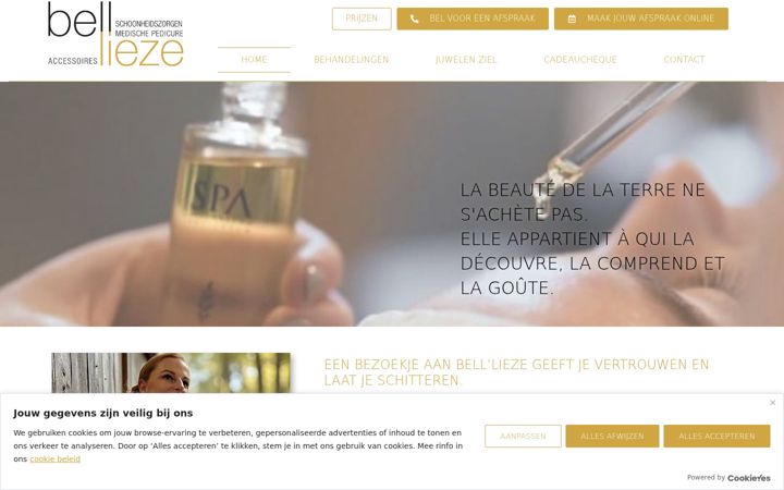 Screenshot of bell-lieze.be