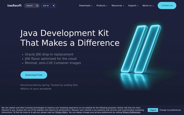 Screenshot of bell-sw.com