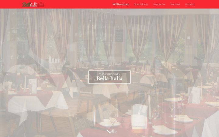 Screenshot of bella-italia.co