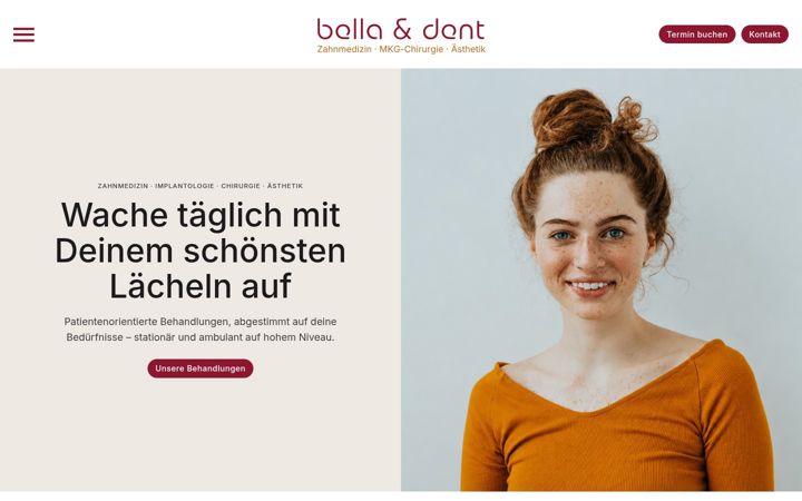 Screenshot of bella-und-dent.de