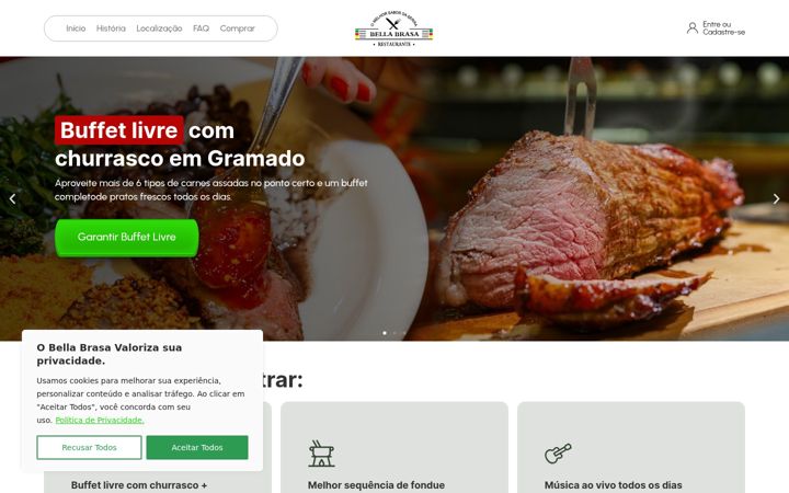 Screenshot of bellabrasa.com.br