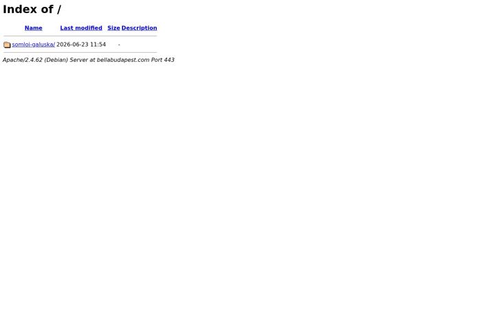 Screenshot of bellabudapest.com