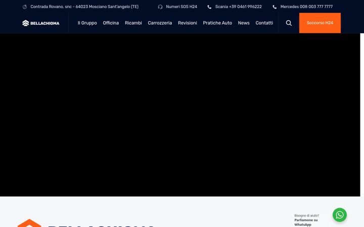 Screenshot of bellachiomagroup.it